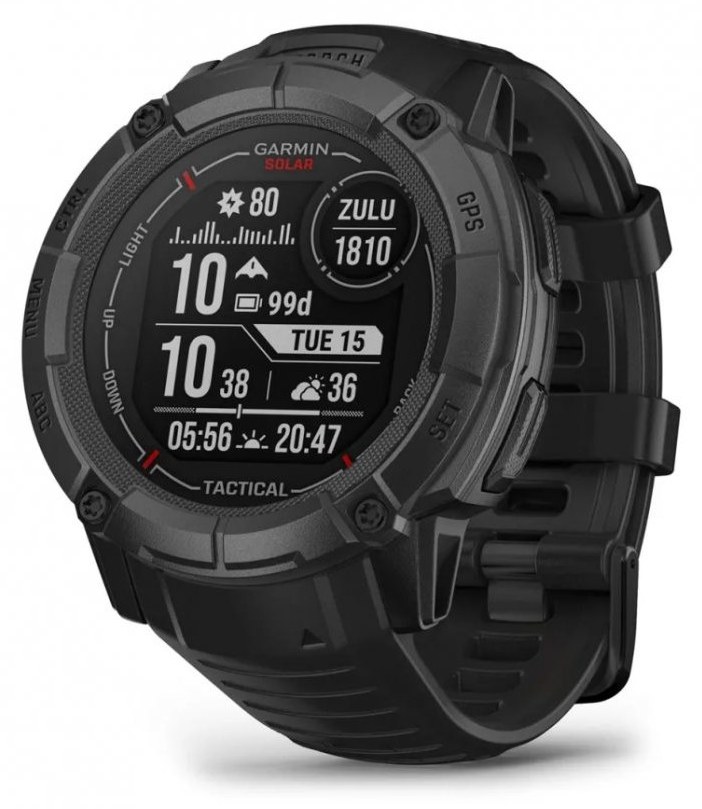 Instinct 2x Solar TACTICAL Black